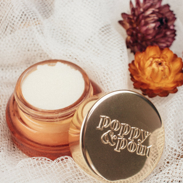 Poppy and Pout Pomegranate Peach Exfoliating Lip Scrub