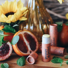 Load image into Gallery viewer, Poppy and Pout Blood Orange Mint Lip Balm
