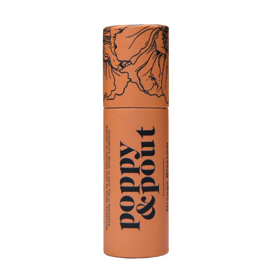 Poppy and Pout Orange Blossom Lip Balm