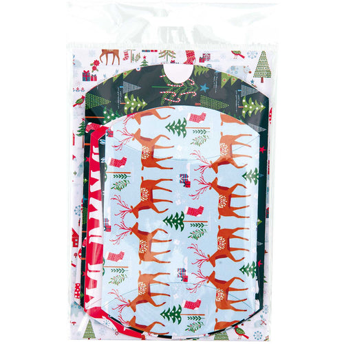 Winter Forest Set Of Gift Pouches