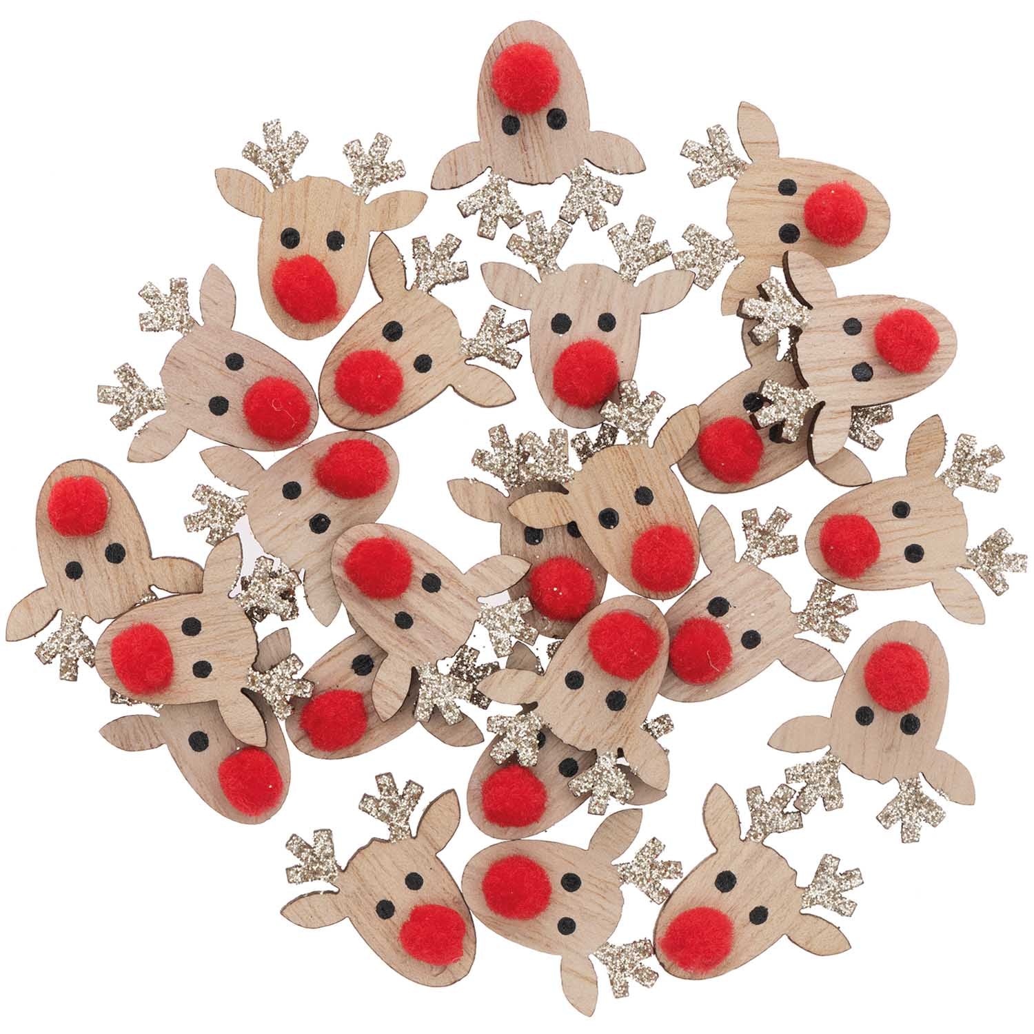 Gold Reindeer Confetti