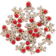Load image into Gallery viewer, Gold Reindeer Confetti
