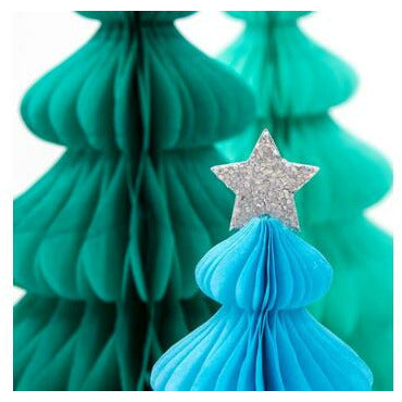 Rainbow Forest Honeycomb Decorations