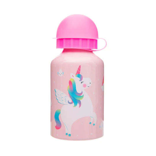 Rainbow Unicorn Metal Water Bottle