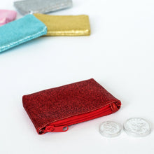 Load image into Gallery viewer, Red Glitter Mini Purse