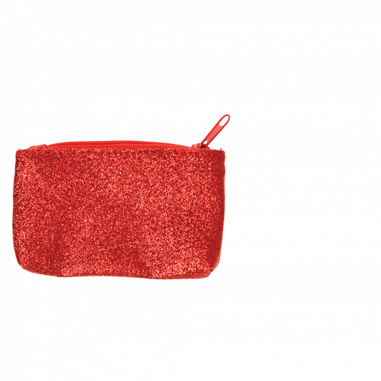 Red Glitter Mini Purse
