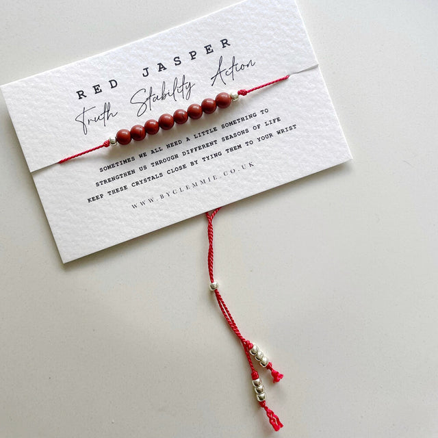 Red Jasper Crystal Bracelet