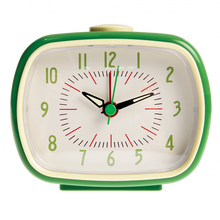 Load image into Gallery viewer, Green Retro Alarm Clock