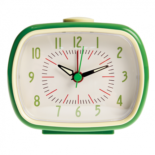 Green Retro Alarm Clock