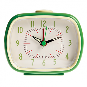 Green Retro Alarm Clock
