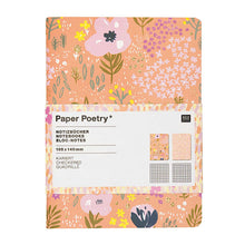 Load image into Gallery viewer, Floral And Polka Dot Mini A6 Notebooks