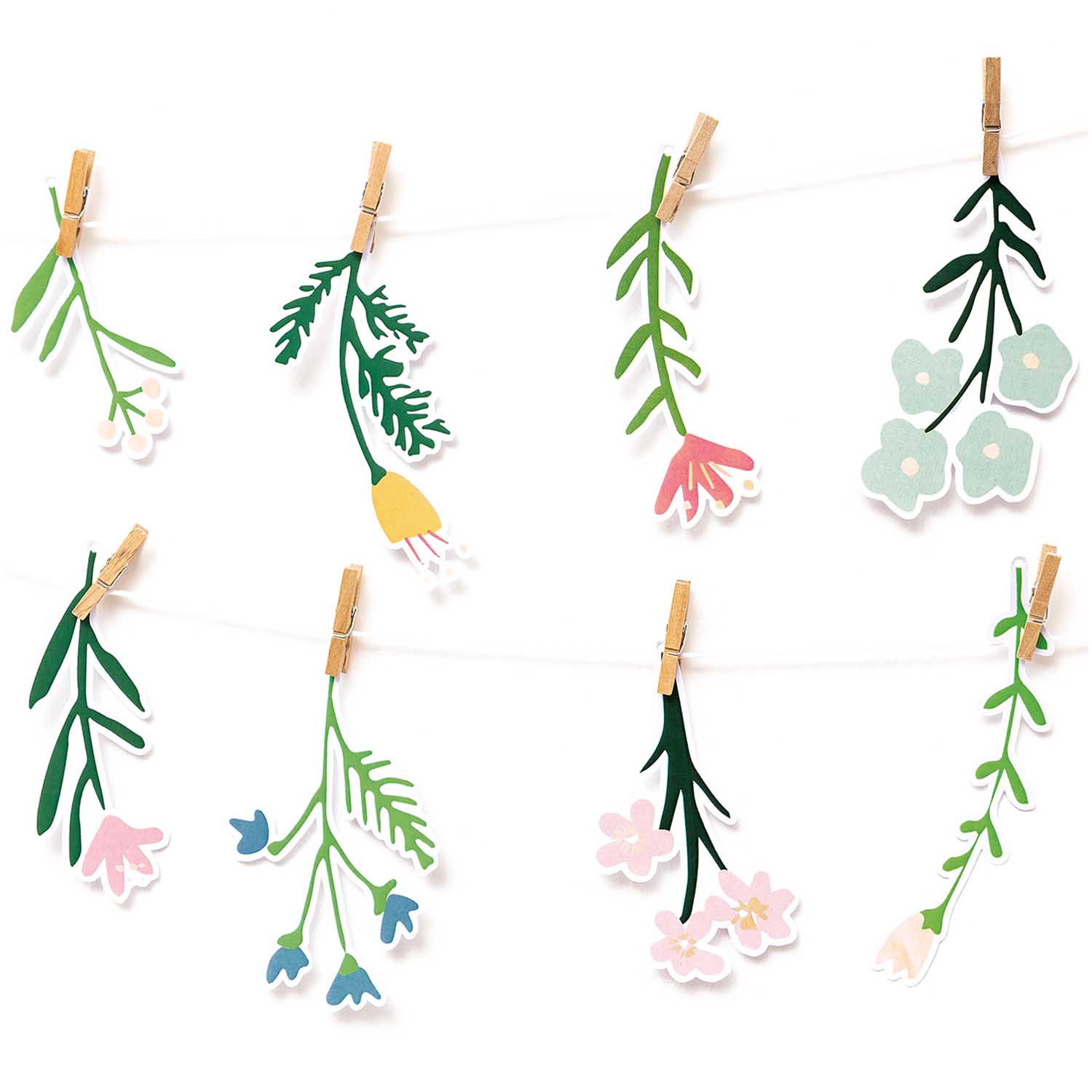 Bright Wild Flower Garland