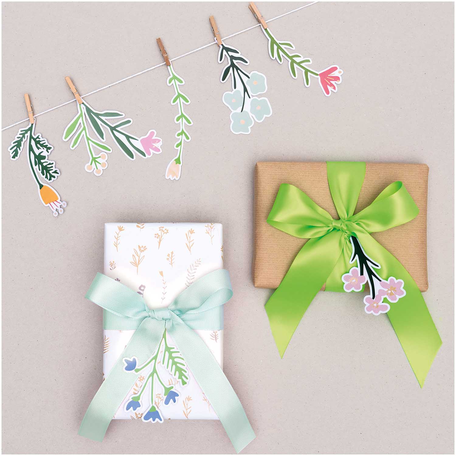 Bright Wild Flower Garland