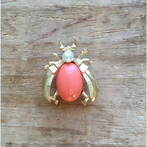 Coral Insect Pin