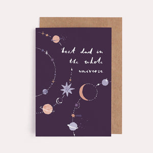 Best Dad In The Universe Card