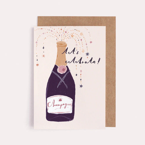 Let's Celebrate Champagne Card