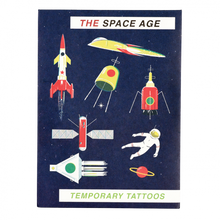 Load image into Gallery viewer, Space Age Temporary Tattoos