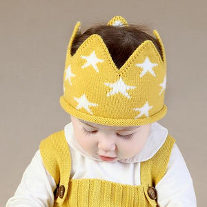 Knitted Crown Yellow