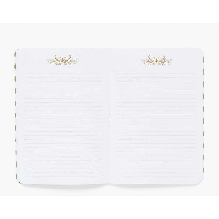Set of 3 Marguerite Stitched Notebooks