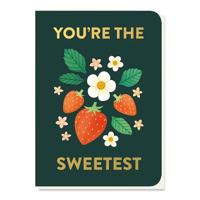 Strawberry Seed Stick Birthday Card