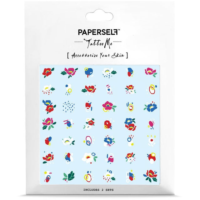 Temporary Nail Transfer or Tattoo Little Flowers