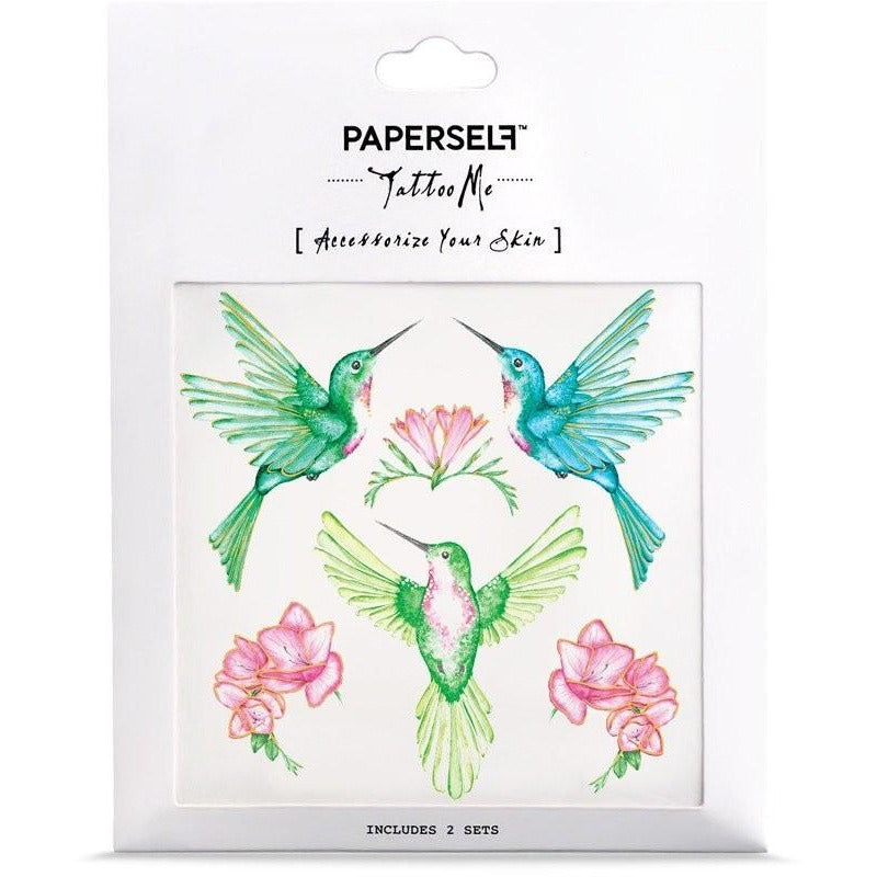 Temporary Tattoos Hummingbirds