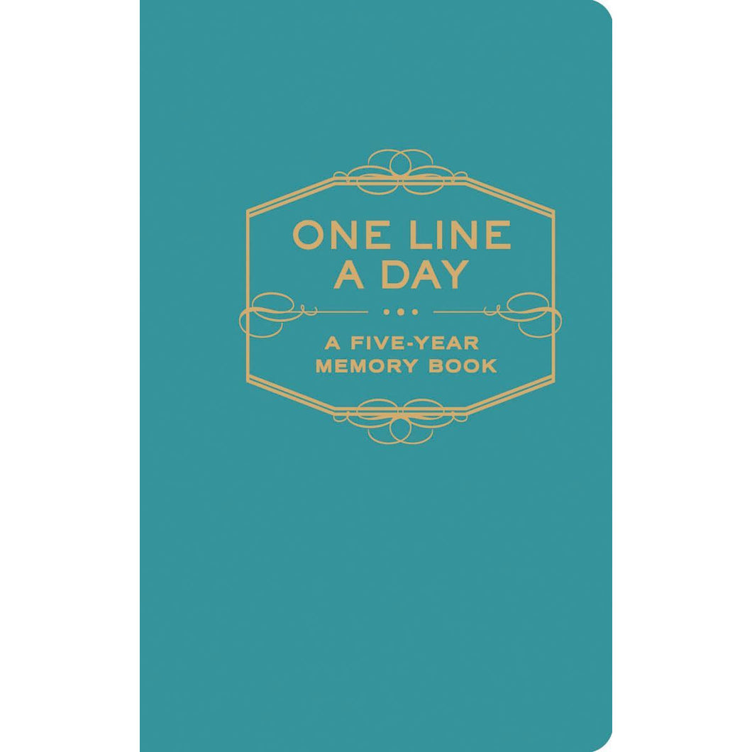 One Line a Day: Teal
