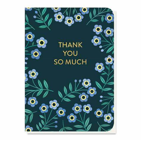 Thank You Forget-Me-Not Seed Stick Card