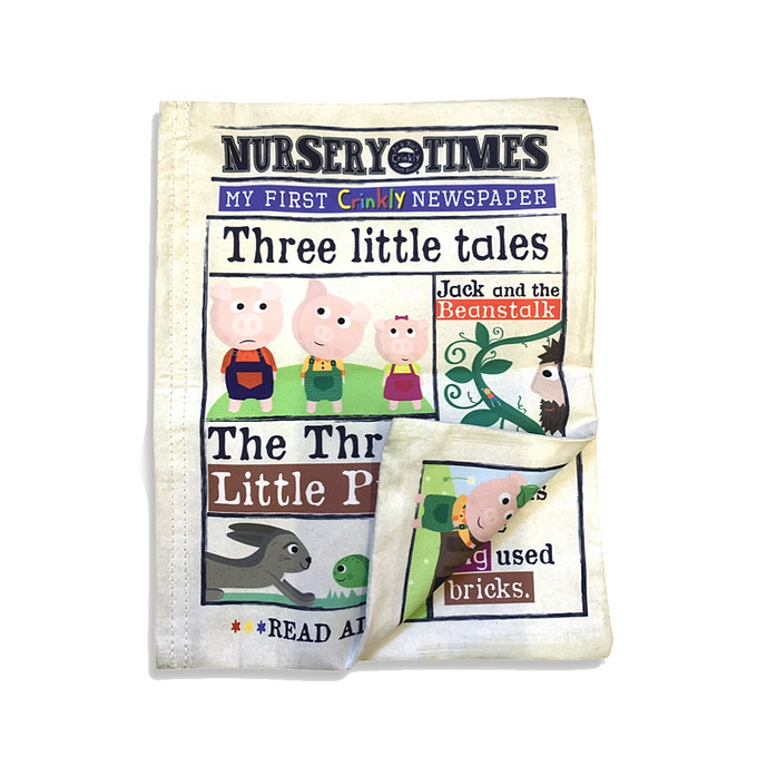 Nursery Times Crinkly Newspaper - Three Little Tales