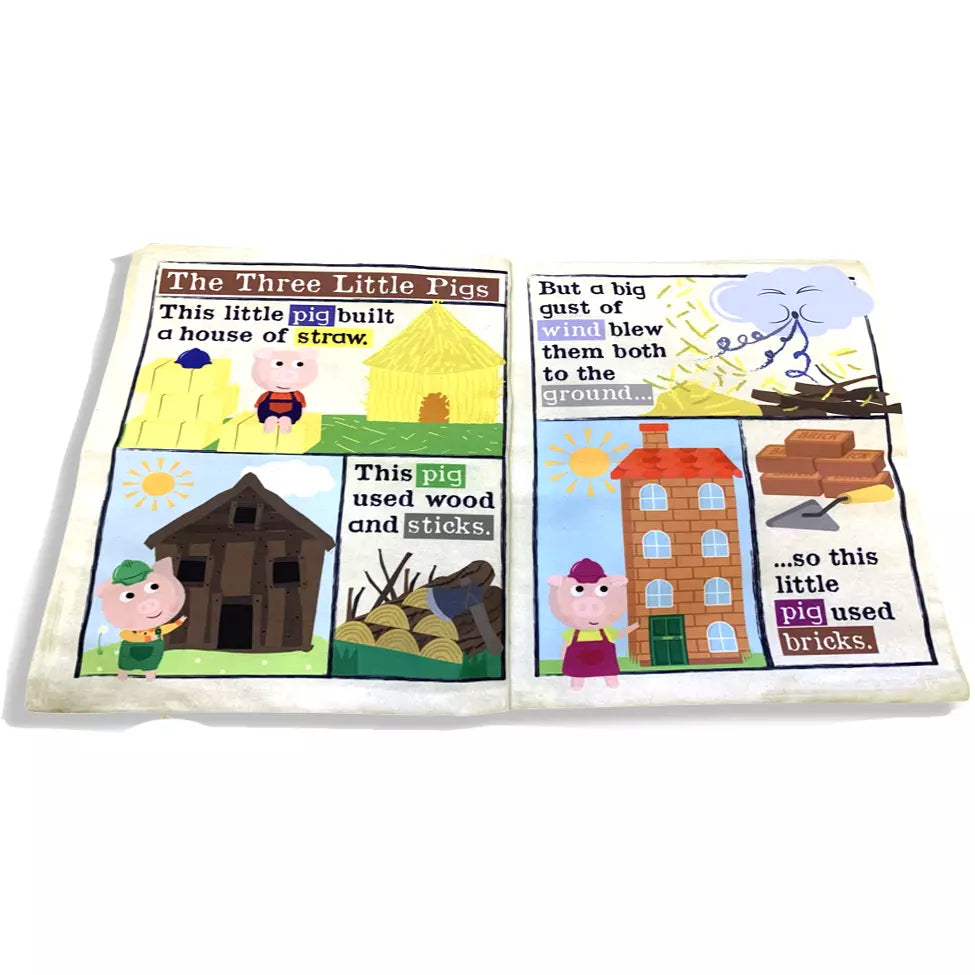 Nursery Times Crinkly Newspaper - Three Little Tales