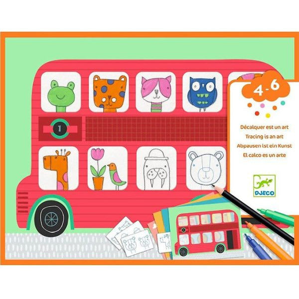 Bus Tracing Art