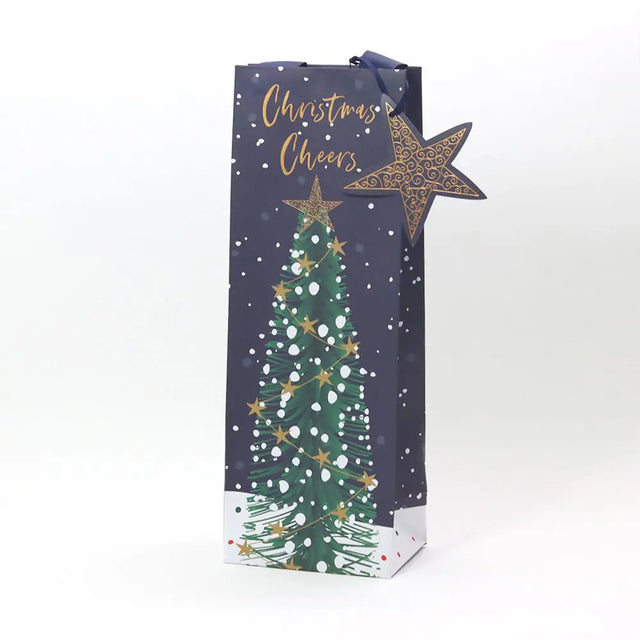 Christmas Tree Bottle Gift Bag