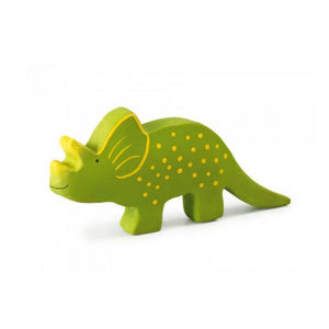Baby Triceratops Natural Rubber Toy Teether