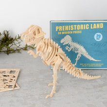 Load image into Gallery viewer, Prehistoric Land 3D Wooden Puzzle