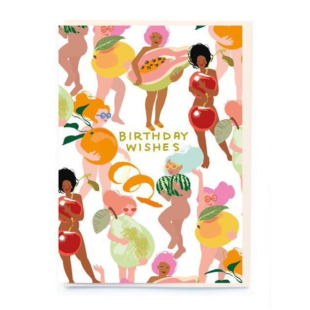 Happy Birthday Fruit Nudies Card