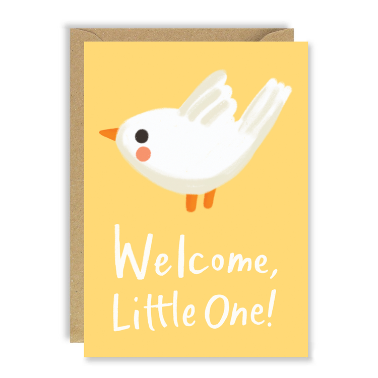 Welcome Little One Bird Card