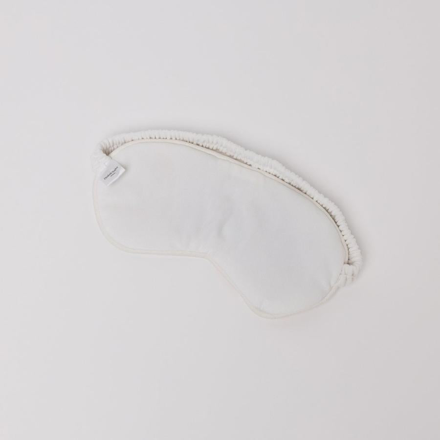 Oranges White Embroidered Eye Mask